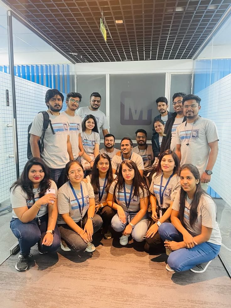 The Rainbow Research team together at the office